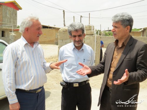 مشکلات آب شرب روستاهای بخش وشمگیر بررسی شد