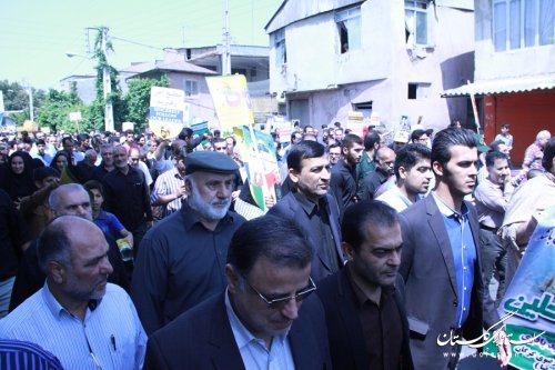 راهپیمایی روز قدس در گرگان برگزار شد
