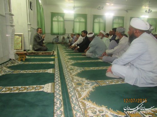 دیدار صمیمی فرماندار گمیشان با مردم روستای دهنه