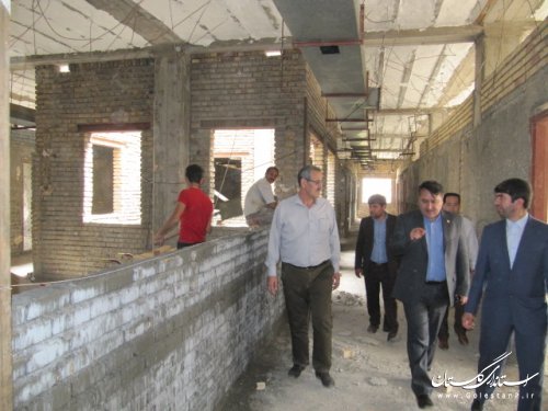 بازدید فرماندار و دکتر رجبی از بیمارستان حضرت رسول اکرم (ص) کلاله