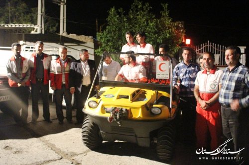 بازدید ستاد مدیریت بحران شهرستان آزادشهر از پایگاه هلال احمر خوش ییلاق