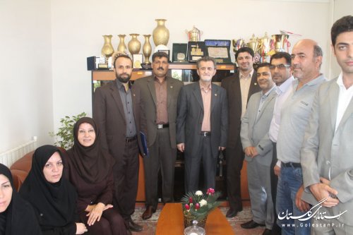دیدار نائب رئیس فدراسیون نجات غریق کشور با مدیرکل ورزش و جوانان گلستان