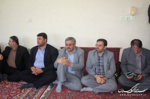 معاون سیاسی، امنیتی و اجتماعی استاندار با امام جمعه بندرترکمن دیدار کرد