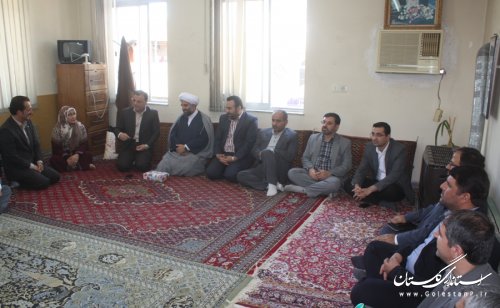 معاون سیاسی، امنیتی و اجتماعی استاندار با امام جمعه بندرترکمن دیدار کرد