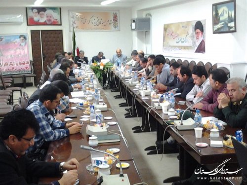 حضور نمایندگان دهیاری در جلسات  شورای هماهنگی مدیریت بحران بندرگز