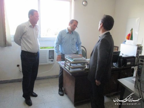 بازدید سرزده معاون فرماندار ترکمن از سازمان ورزش و جوانان شهرستان