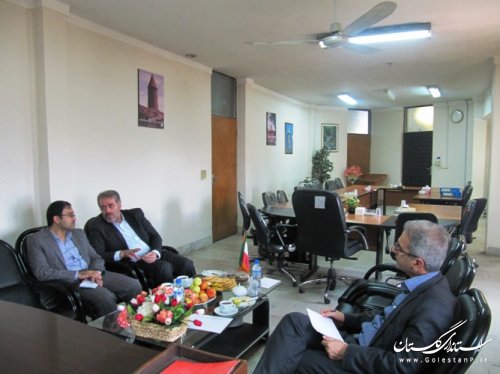 دیدار دکتر عموزاد معاونت دانشگاه علوم پزشکی استان با فرماندار کردکوی