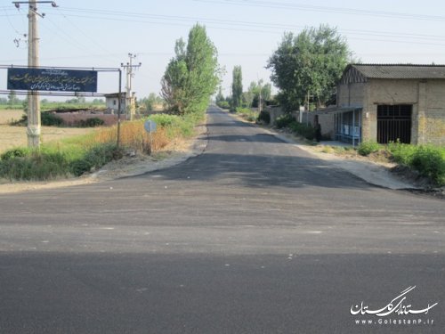  جاده 3 کیلومتری منتهی به مجتمع آموزشی النگ آسفالت شد