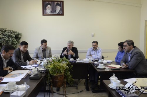 جلسه مشترک سرپرست سازمان مدیریت و برنامه ریزی استان با فرمانداران