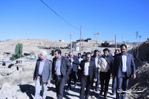 مشکلات دورترین ومرتفع ترین روستای بخش مرکزی گرگان بررسی شد