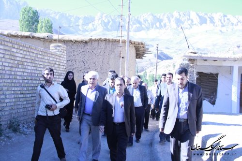 مشکلات دورترین ومرتفع ترین روستای بخش مرکزی گرگان بررسی شد
