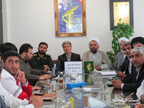 برگزاری اولین جلسه هیات امناء شهدای گمنام شهر آق قلا