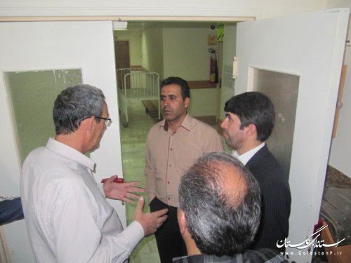 بازدید معاون وزیر بهداشت از روند اجرایی بیمارستان رسول اکرم (ص) کلاله