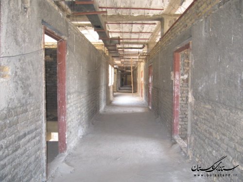 بازدید معاون وزیر بهداشت از روند اجرایی بیمارستان رسول اکرم (ص) کلاله