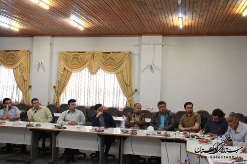 دیدار اعضای هیئت اجرایی حزب اراده ملت ایران شعبه گلستان با فرماندار گرگان