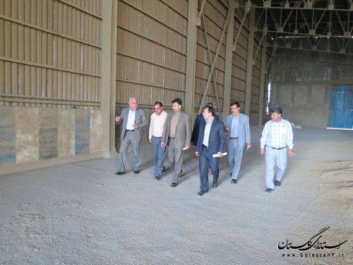 بازدید معاون استاندار از سیلوی گندم گالیکش