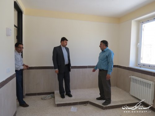 بازدید فرماندار شهرستان گالیکش از طرح مقاوم سازی آموزشگاه کوثر