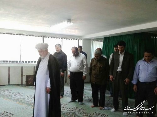 حضور مشاور فرهنگی استاندار درفرمانداری علی آباد کتول