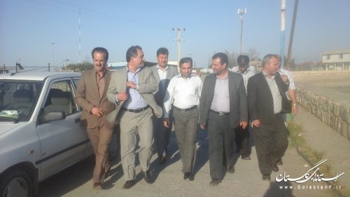 بازدید معاون توسعه مدیریت و منابع انسانی استاندار گلستان از جزیره آشوراده