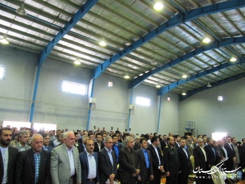 افتتاح مجموعه ورزشی و فرهنگی  کارگران شهرستان کردکوی