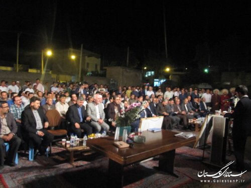 کلنگ احداث مرکز درمانی و اداری تامین اجتماعی کلاله به زمین زده شد