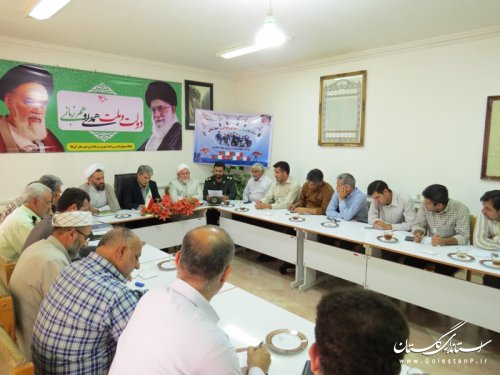 تشکیل 4 کمیته جهت برگزاری هرچه باشکوهتر مراسم تشییع شهدای غواص شهرستان