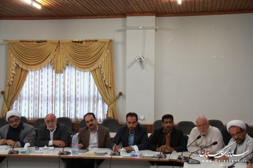 جلسه ستاد استقبال از 13 شهید غواص و خط شکن گمنام در گرگان برگزار شد