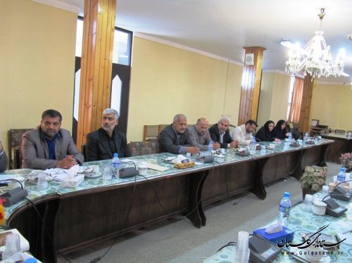 اولین جلسه ستاد گرامیداشت هفته دولت در شهرستان کردکوی برگزار گردید