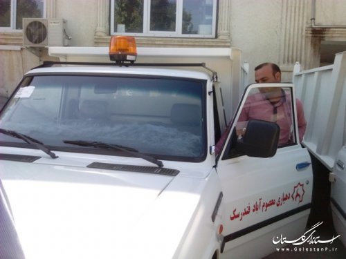 تحویل چهارماشین حمل زباله به دهیاری‌ها علی آباد کتول