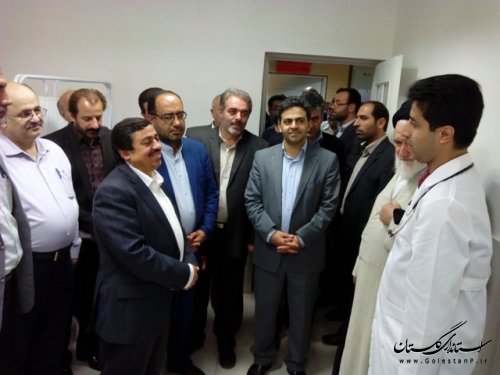 بازدید معاون درمان وزیربهداشت از کلينيک فوق تخصصی قائم علی آباد کتول
