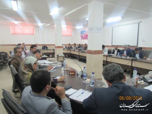 جلسه کمیته برنامه ریزی شهرستان گمیشان با حضور فرماندار برگزار شد