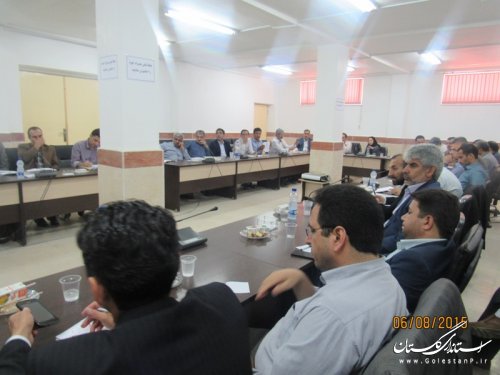 جلسه کمیته برنامه ریزی شهرستان گمیشان با حضور فرماندار برگزار شد