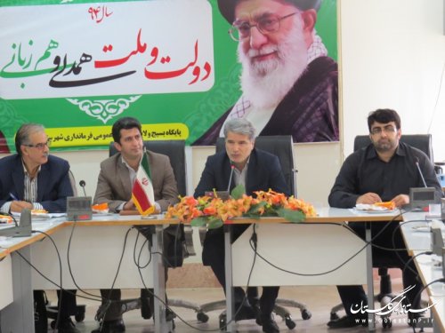 برگزاری نشست صمیمی فرماندار شهرستان آق قلا با اصحاب رسانه 