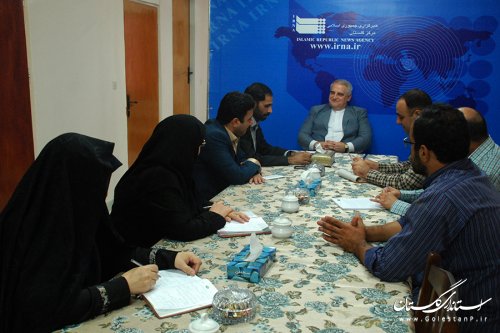 بازدید استاندار گلستان از خبرگزاری جمهوری اسلامی