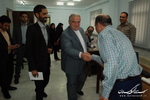بازدید استاندار گلستان از خبرگزاری جمهوری اسلامی