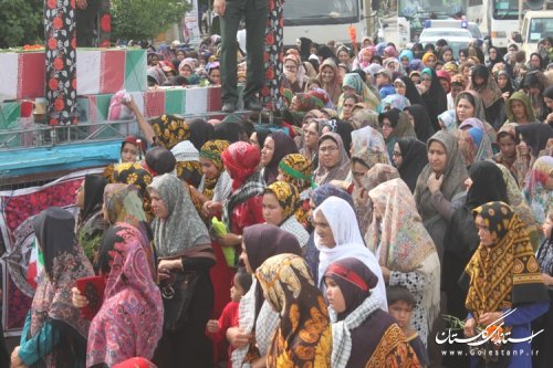 کاروان حامل پیکرهای مطهر شهدای غواص وارد مراوه تپه شد