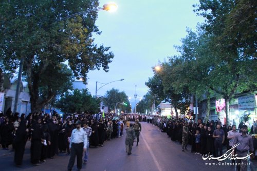 کاروان دردانه های دست بسته وارد شهر گرگان شد 