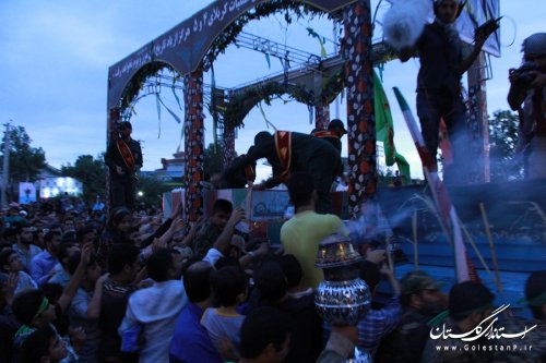 کاروان دردانه های دست بسته وارد شهر گرگان شد 