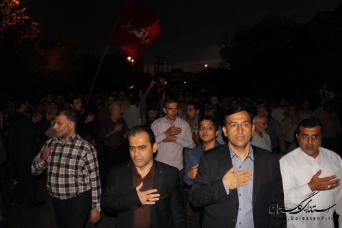 کاروان دردانه های دست بسته وارد شهر گرگان شد 