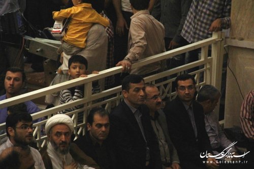کاروان دردانه های دست بسته وارد شهر گرگان شد 