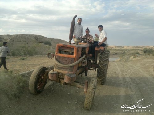 بازدید فرماندار مراوه تپه از روستای چایلی