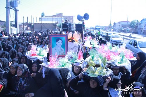 دو شهید غواص گمنام در روستای قرق به خاک سپرده شدند