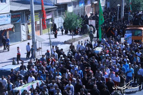 دو شهید غواص گمنام در روستای قرق به خاک سپرده شدند