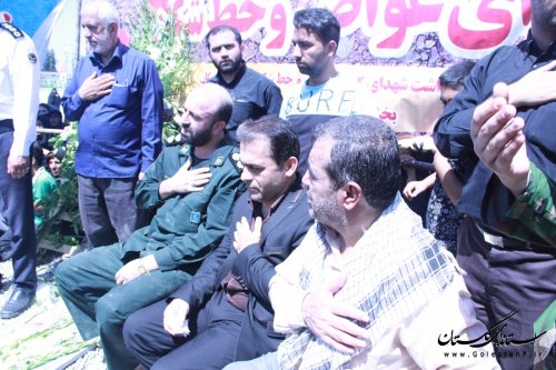 دو شهید غواص گمنام در روستای قرق به خاک سپرده شدند