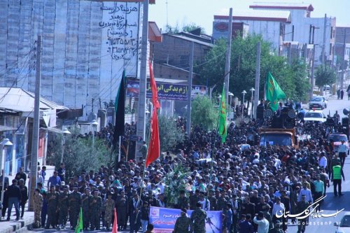 دو شهید غواص گمنام در روستای قرق به خاک سپرده شدند