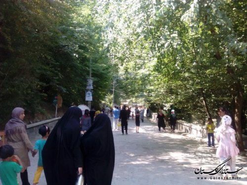 بازدید فرماندار علی آباد کتول از منطقه تفریحی کبودوال