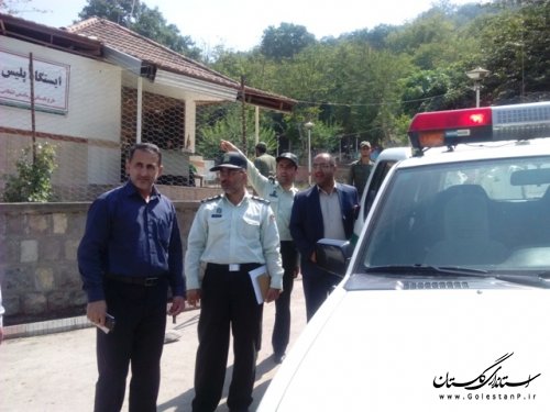 بازدید فرماندار علی آباد کتول از منطقه تفریحی کبودوال