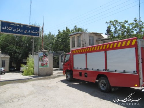 دهستان تمران شهرستان کلاله به یک دستگاه آتش نشانی مجهز شد
