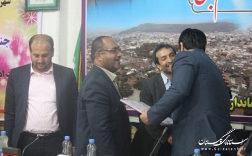 مراسم تودیع ومعارفه رئیس اداره ورزش وجوانان شهرستان علی آبادکتول