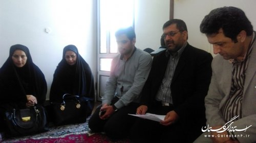 دیدار معاون فرماندار کردکوی با خانواده های جانبازان و ایثارگران شهرستان 
